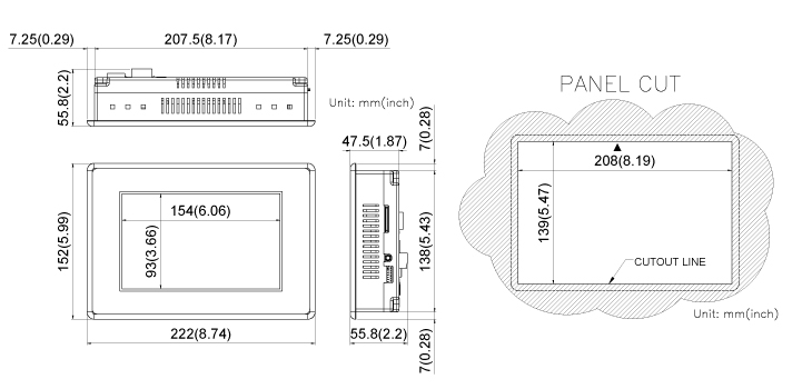 COMFILE CWV2 Dimension